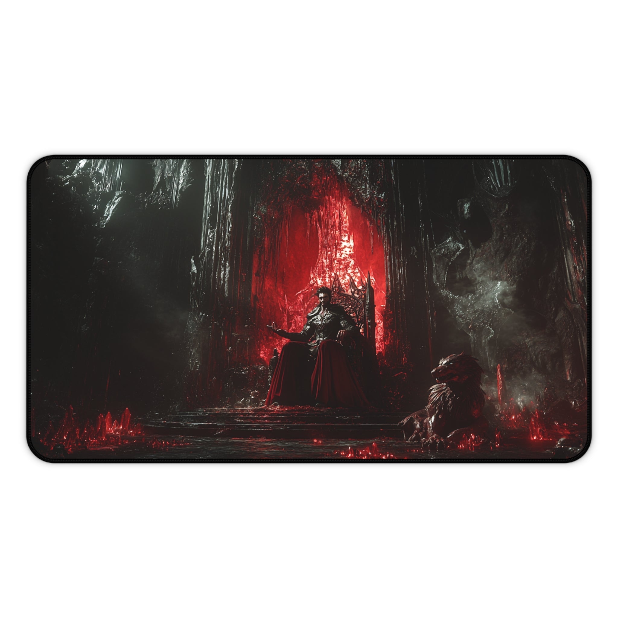 Hades Greek Mythology design printed on a desk mat