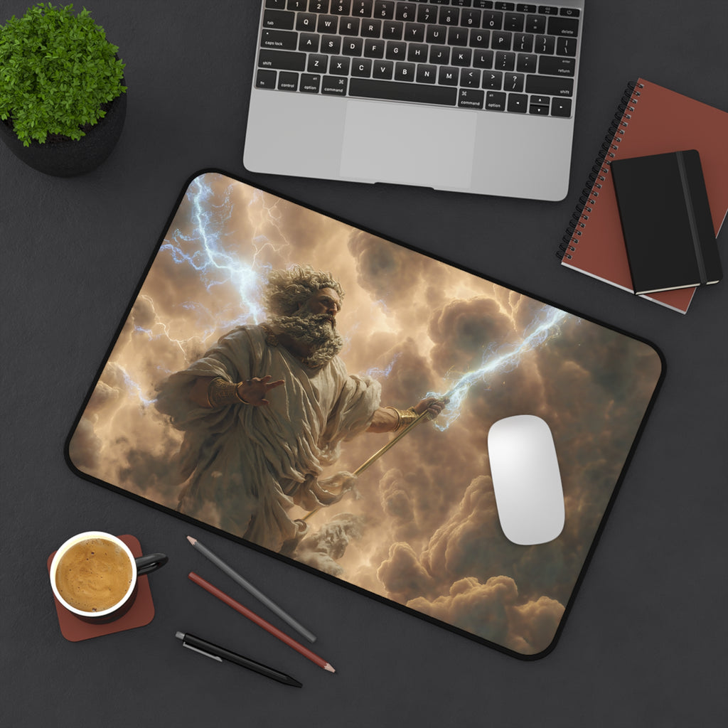 Zeus desk mat — design detail