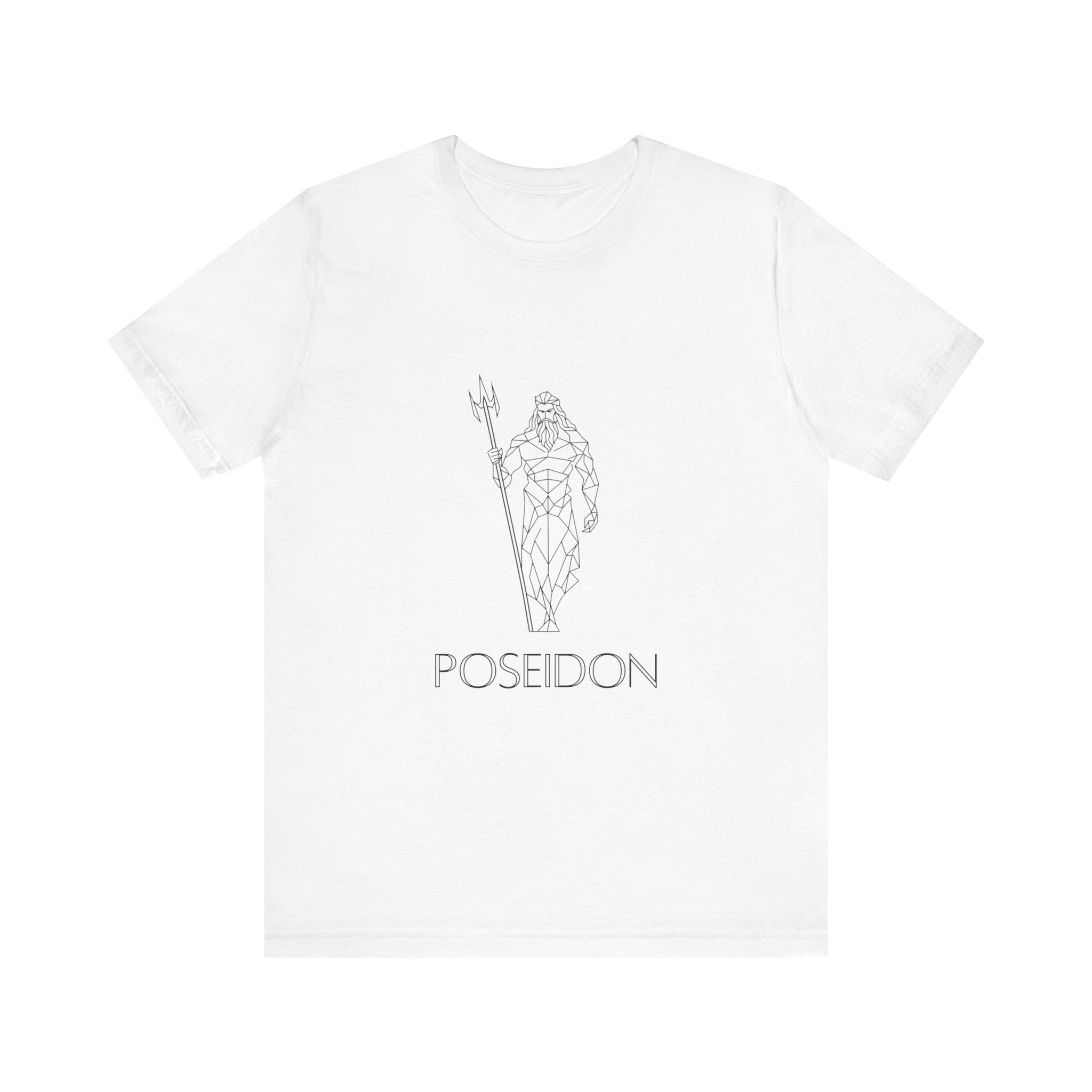 Poseidon Greek Mythology design printed on a t-shirt