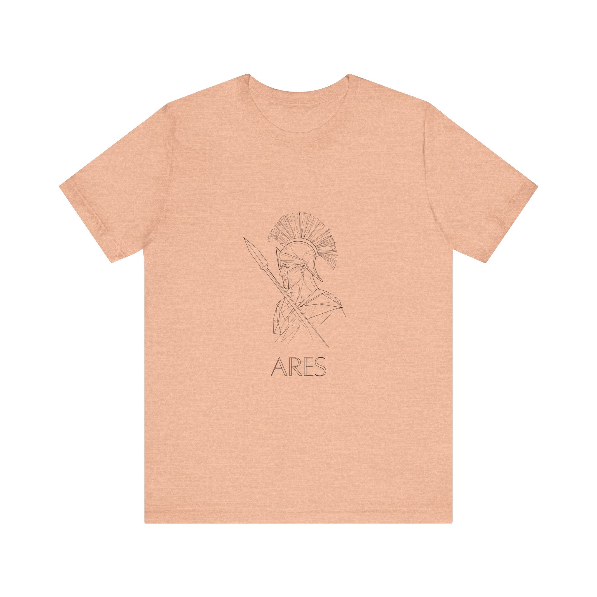 Ares t-shirt — close-up of the printed artwork