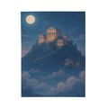 Mount Olympus plush blanket — shown from another angle