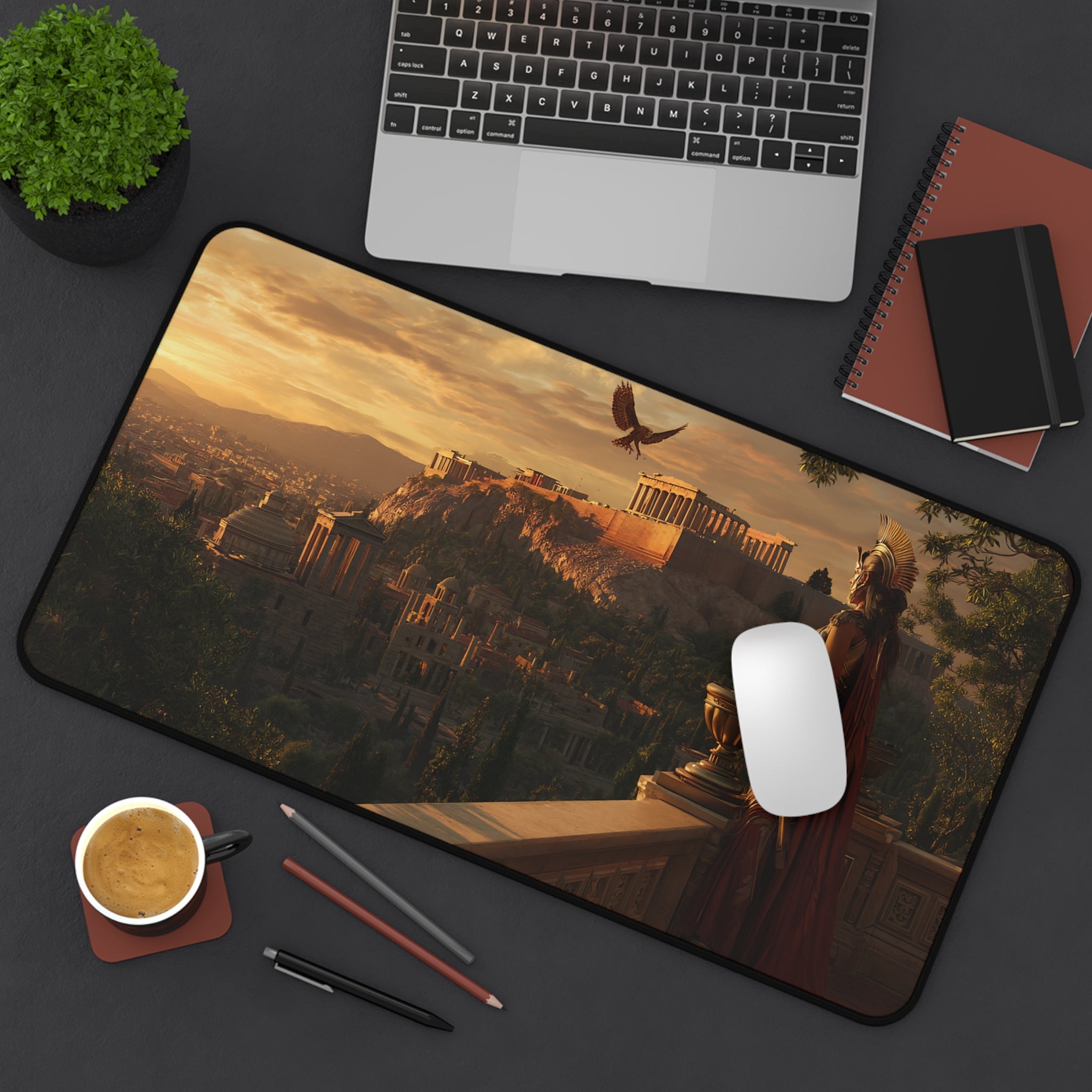 Athena desk mat — full product view