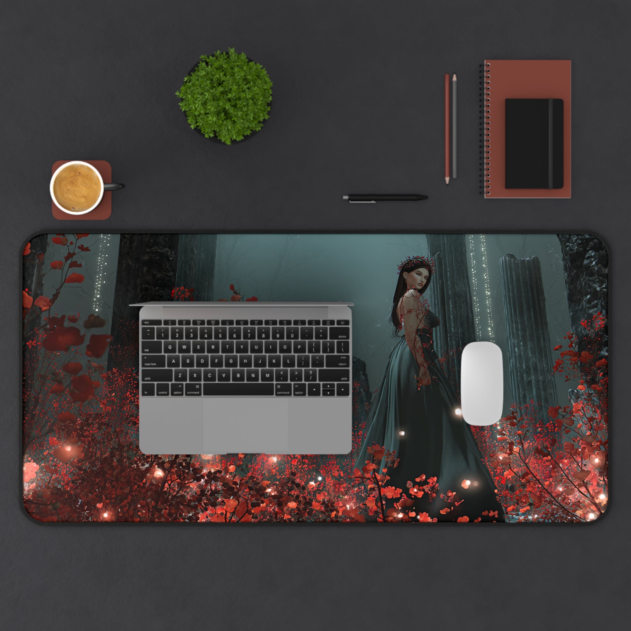 Persephone desk mat — shown from another angle