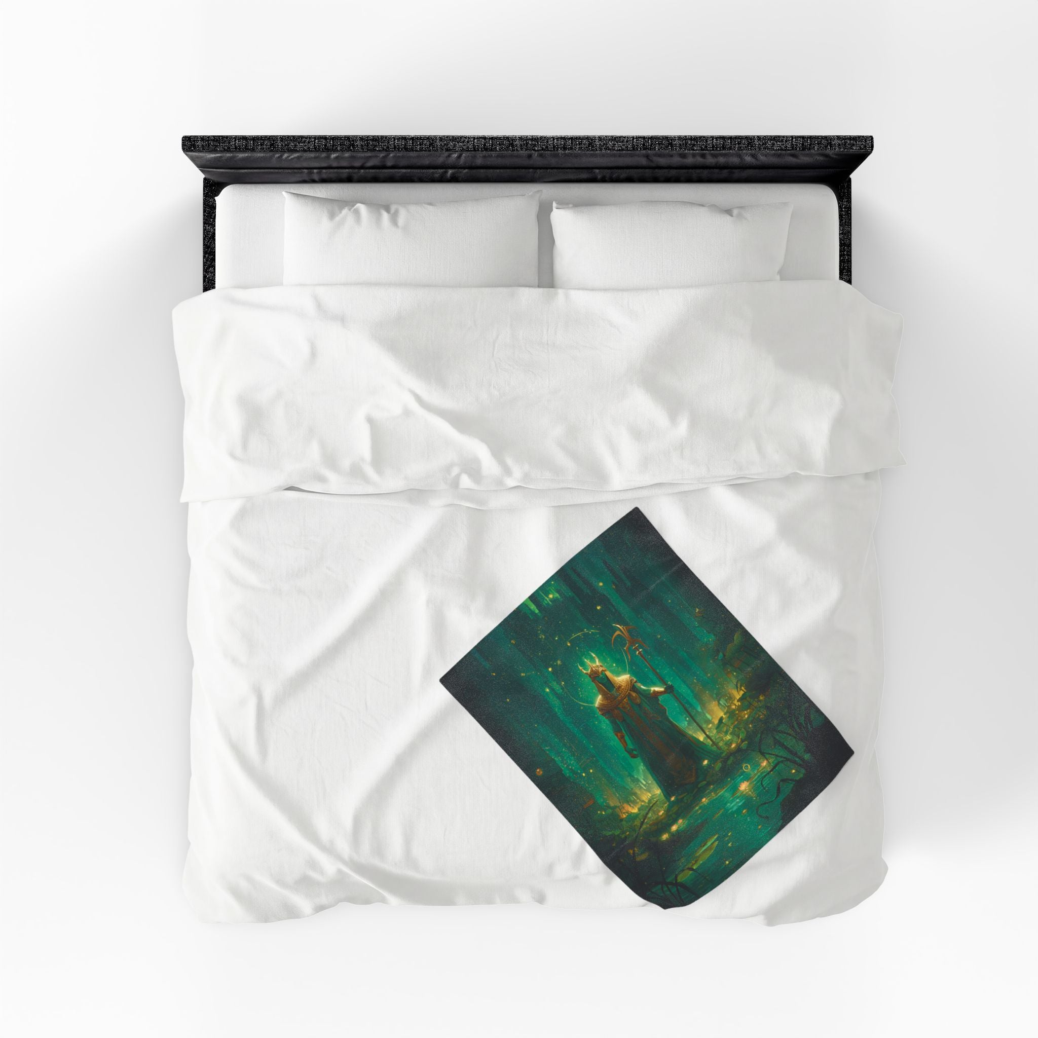 Osiris plush blanket — lifestyle view