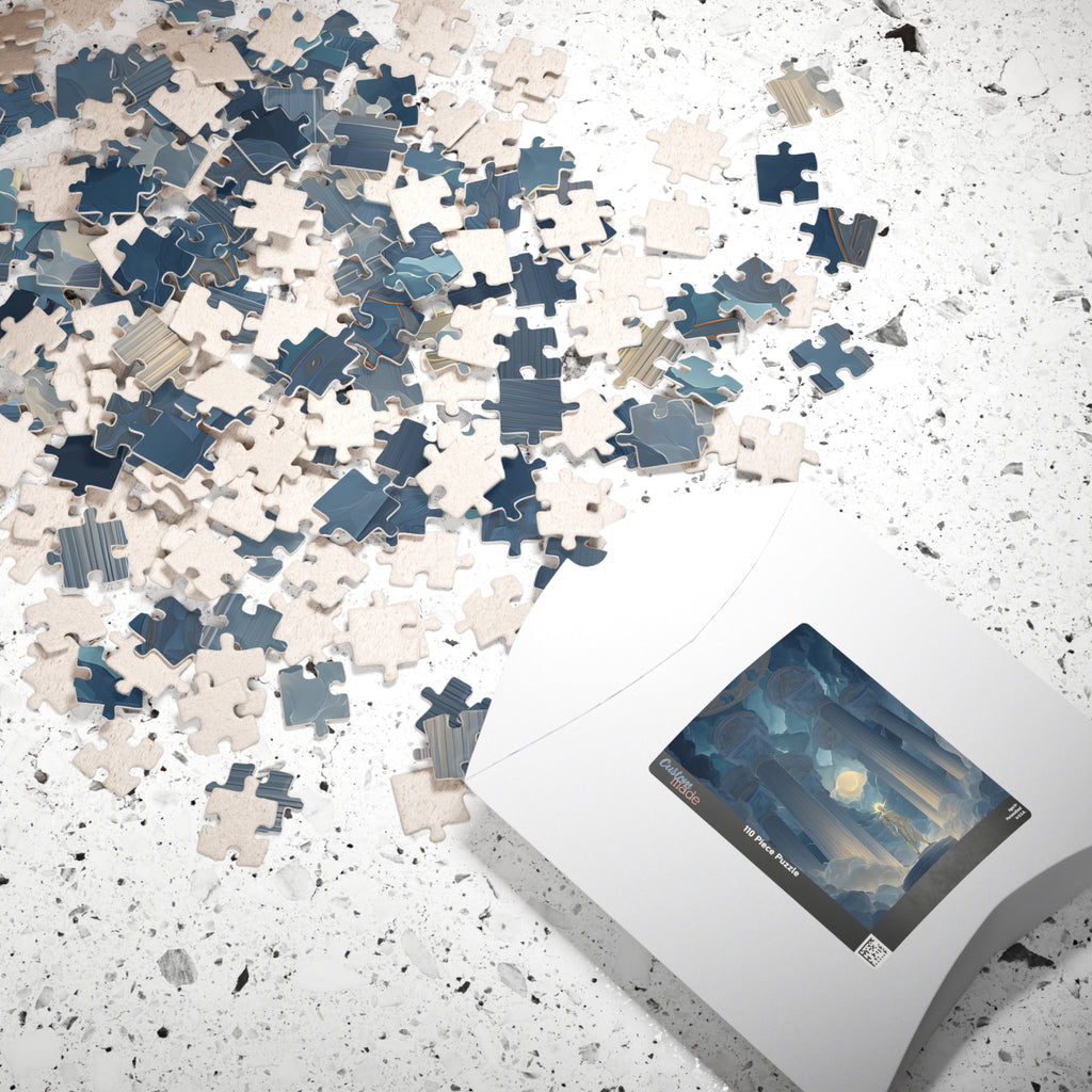 Thoth jigsaw puzzle — shown in a styled setting