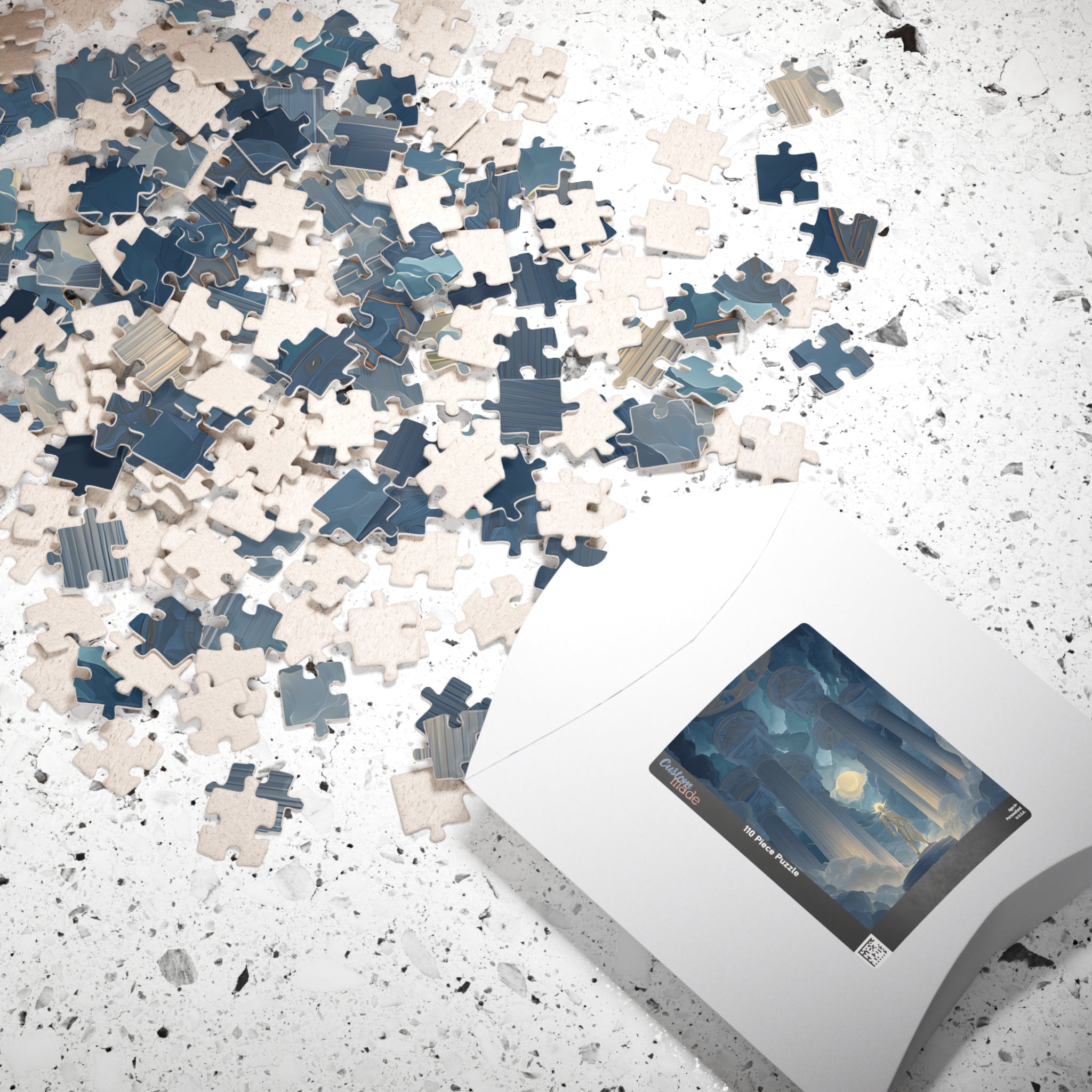 Thoth jigsaw puzzle — shown in a styled setting
