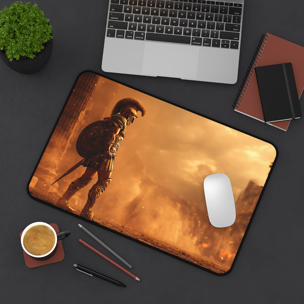 Ares desk mat — design detail