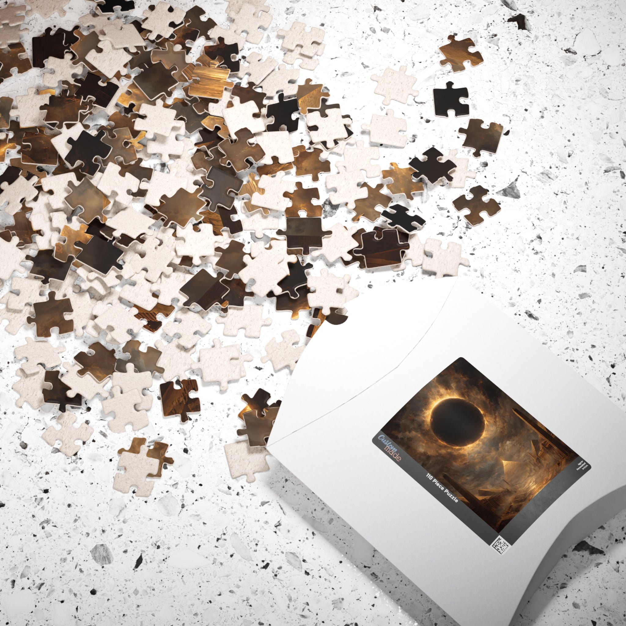 Ra jigsaw puzzle — design detail