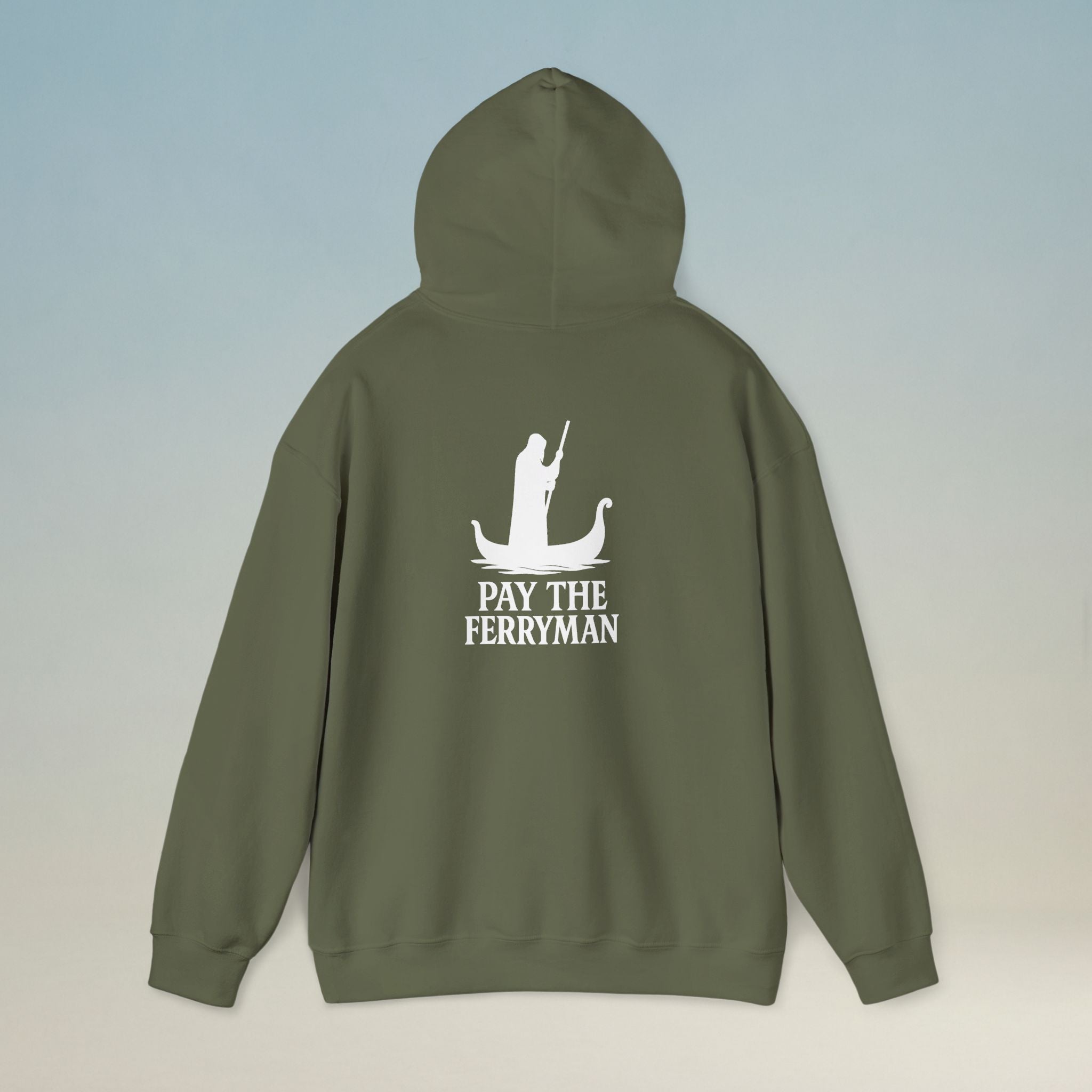 Hades hoodie — close-up of the printed artwork