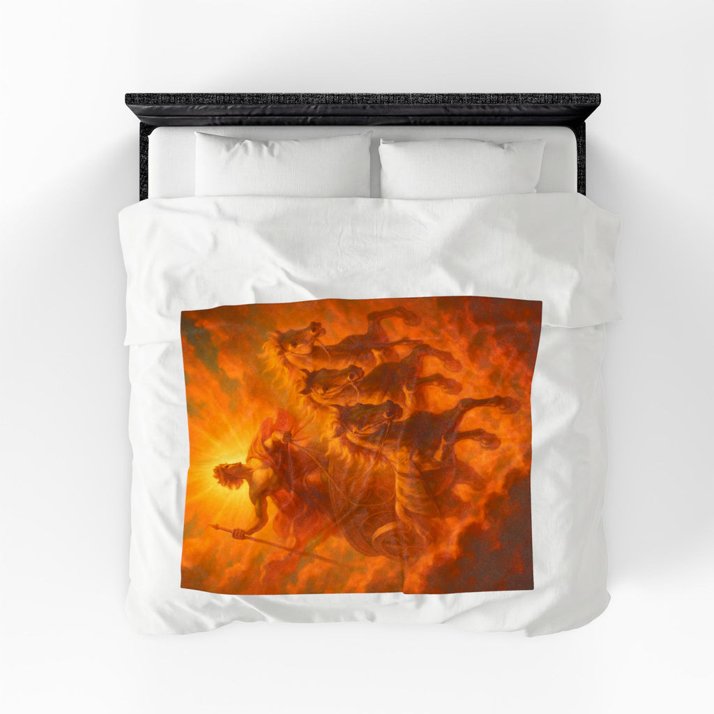 Helios plush blanket — design detail